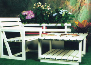 arredamento pvc per giardino